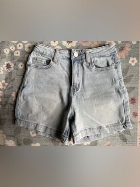 Light Wash Denim Shorts